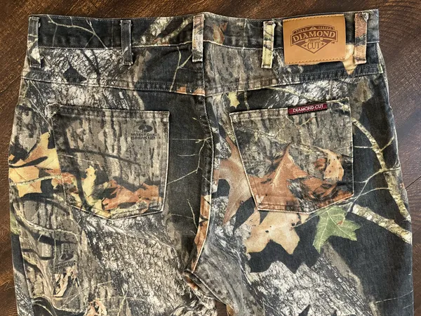 Vintage Diamond Cut Jeans Men’s Mossy Oak Camouflage Size 36x30 - Image 10