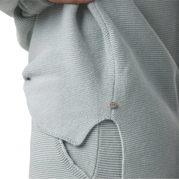 The Normal Brand Lounge Set Helen Knit Sweater Henley Top Wide Leg Pants XS / S - Image 4