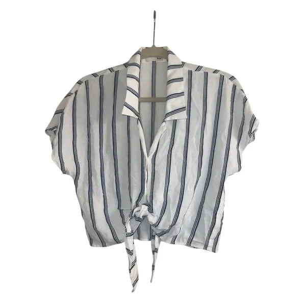 ✨Aritzia Wilfred Free The Tie Front Sz Xs Blouse✨ - Image 6