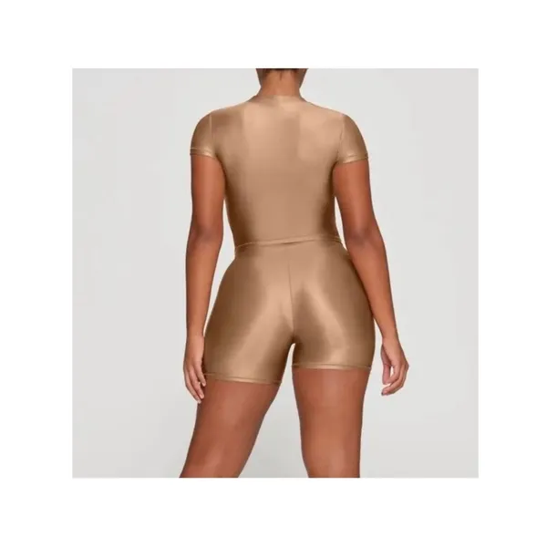 SKIMS T-shirt, Shine Spandex Tee, NWT, Sienna - Image 5