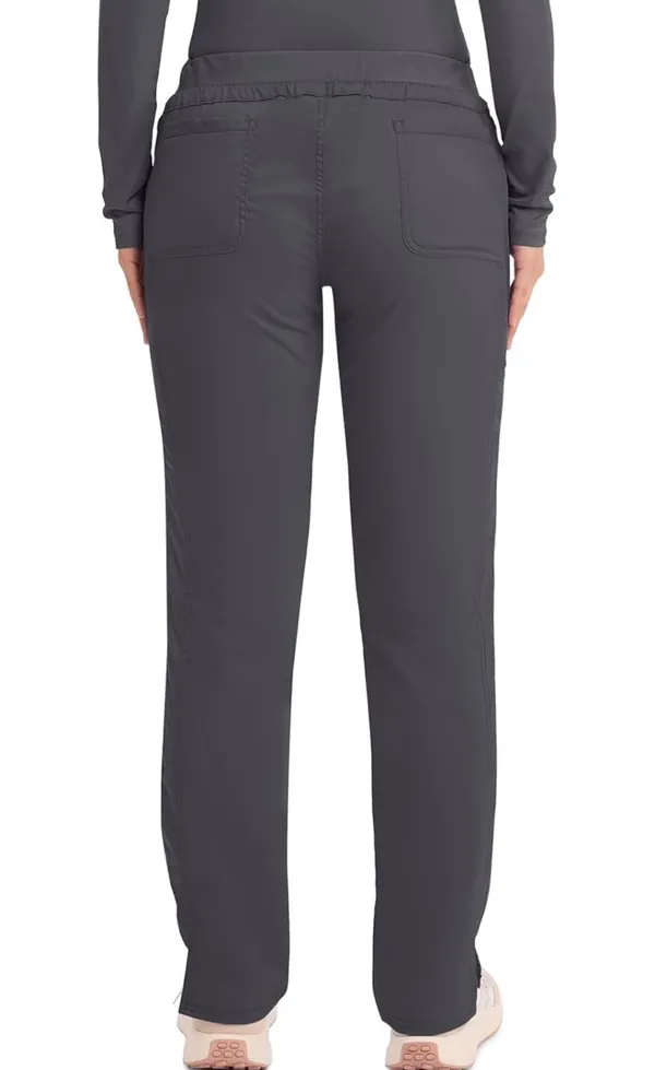Cherokee Scrubs for Women Mid Rise Tapered Leg Drawstring Pant with 5 Pockets, Cargo Bottom with 2 Way Stretch Fabric - Image 2