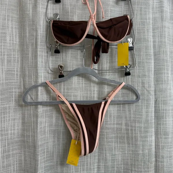 Bananhot Brown and Pink Bikini - Image 2