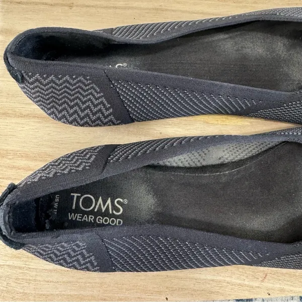 Toms Navy‎ Blue Jutti Neat Loafer Flat 11 - Image 7