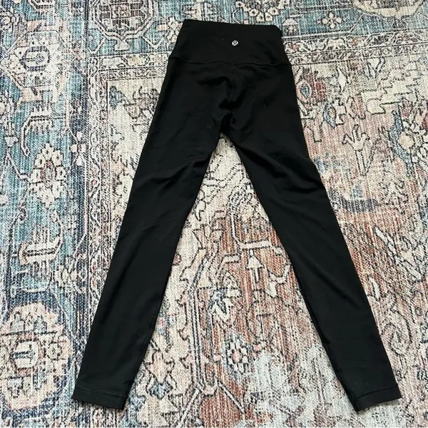 Lululemon Wunder Under Hi-Rise 7/8 Tight Full-On Luon 25" Black Size 2 - Image 9