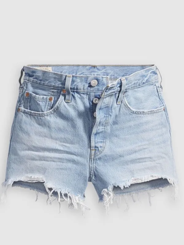 ✨Levi's Women's 501 Original Jean Light Wash Sz 26 Shorts✨ - Image 4