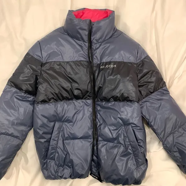 Alo NEW peloton colorblock puffer jacket winter ski coat s - Image 4