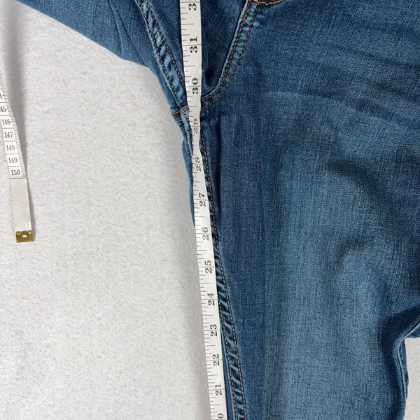 Hollister High Rise Super Skinny Jeans Women’s 27/32 5L Blue Distressed Stretch - Image 7