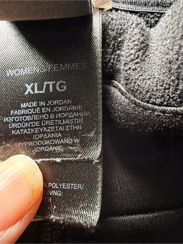 The North Face Black Utility Full-Zip Jacket with Pink Logo - Image 3