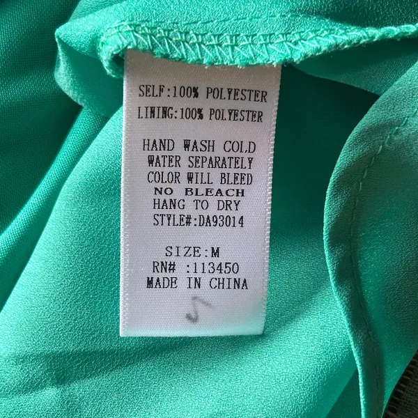 Lulu’s Green Mini Dress Spring St Patrick’s Lightweight NEW medium - Image 5