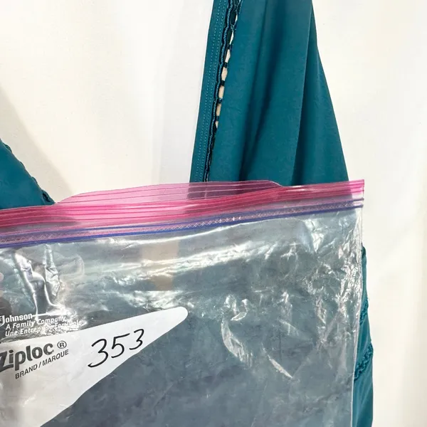 Swimsuits For All Plus‎ Size 18 One Piece Swimsuit Teal Blue Lattice Cut Out 353 - Image 12