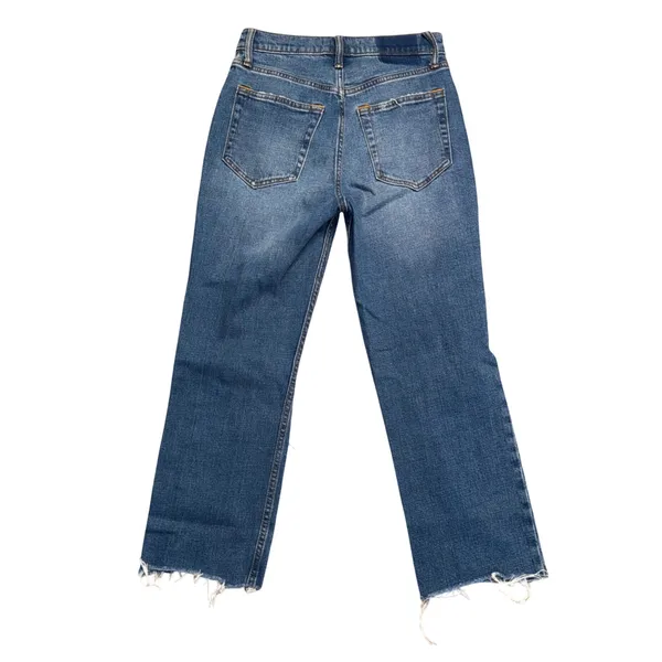 Abercrombie & Fitch Ankle Straight‎ Jeans Womens 26 2S Blue Excellent Distressed - Image 4