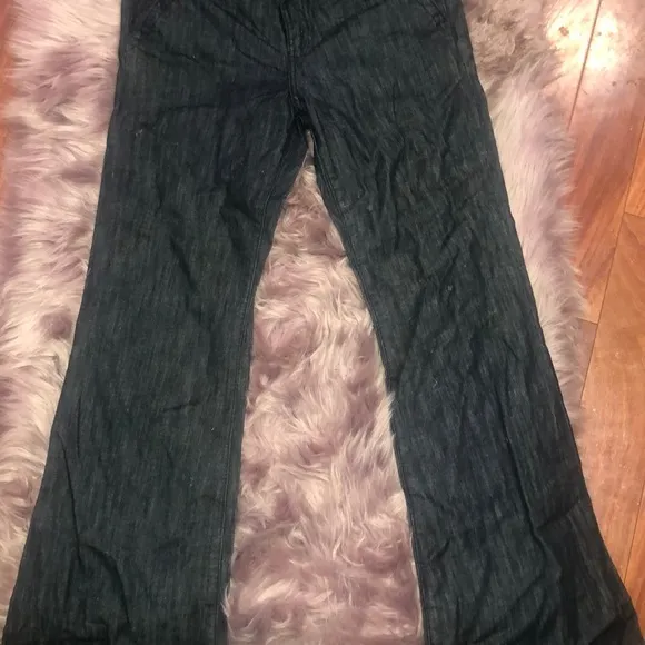 KUT from the Kloth dark blue flare jeans - Image 2