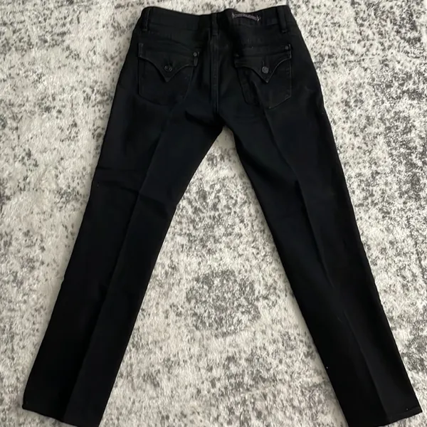 Vertigo Paris Mid Rise Black Boot Cut Denim Jeans 31 - Image 5