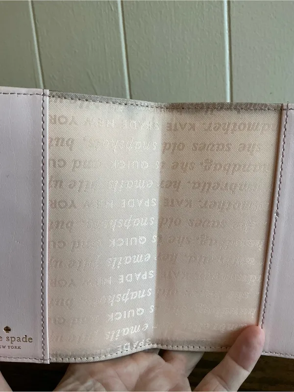 A Rare Vintage Polk A Dot Kate Spade Out Of Stick Passport Holder ID Wallet - Image 5