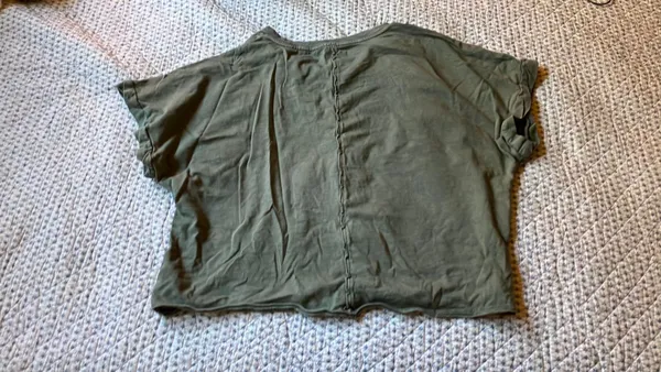 American Eagle Short Sleeve Top crop - Image 2