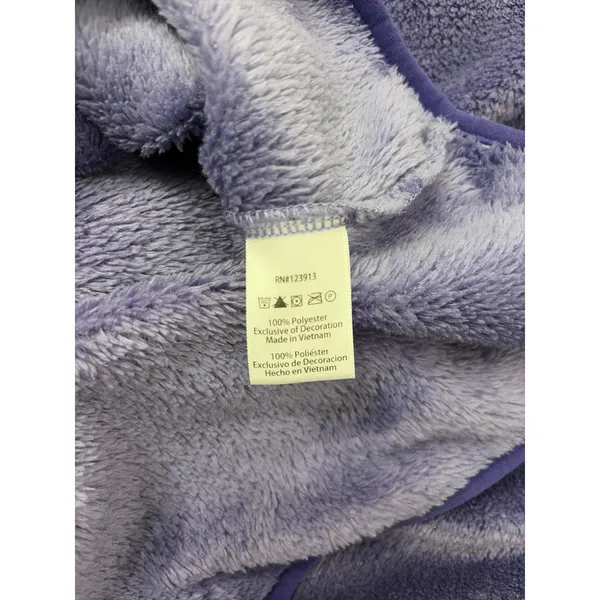 Jachs Cabin Purple 1/4 Snap Sherpa Fleece Pullover Sweater Women’s Size L - Image 3