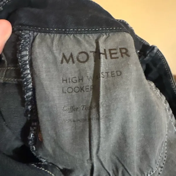 Mother High Waisted Looker Skinny Jeans in Coffee, Tea, Or Me - Image 7