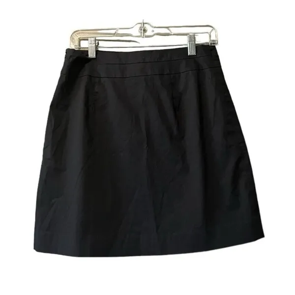 Banana Republic Skirt Size‎ 4 Stretch Black Preppy Business Casual Office Event - Image 2