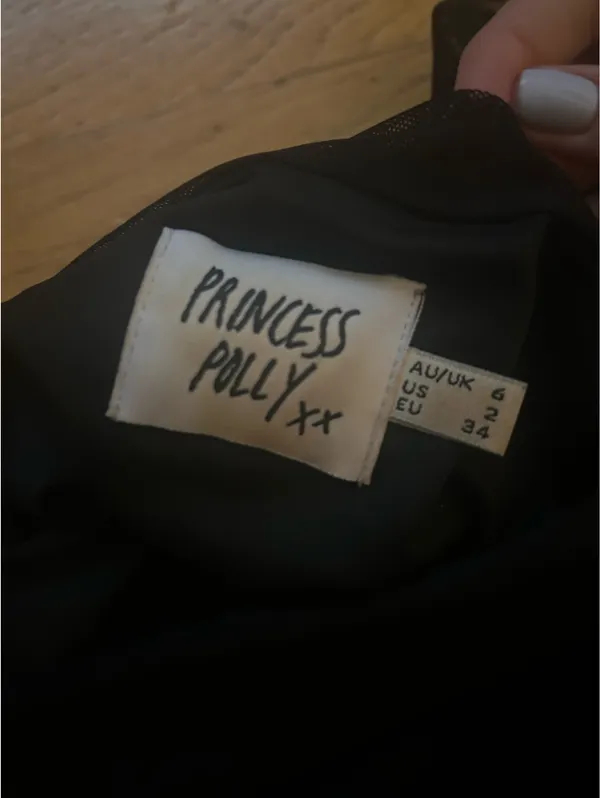 Princess Polly Black Mini Dress - Image 3