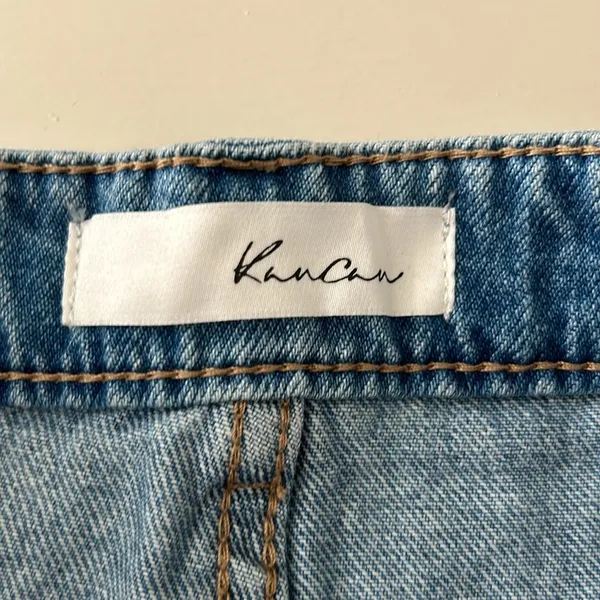 Kacan distressed blue Jean mini western skirt - Image 4