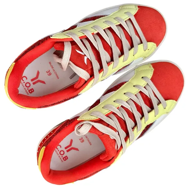 Culture of Brave COB Wing Play Hi Star Glitter Platform Sneakers Size 8 8.5 - Image 5