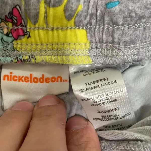 Rugrats Nickelodeon Womens Sleep Lounge Joggers Printed Pants plus size 2X - Image 4