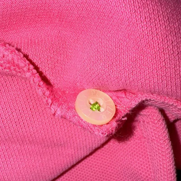 Lilly Pulitzer Preppy School Uniform Pink Pima Cotton Golf Polo‎ Shirt Small - Image 13