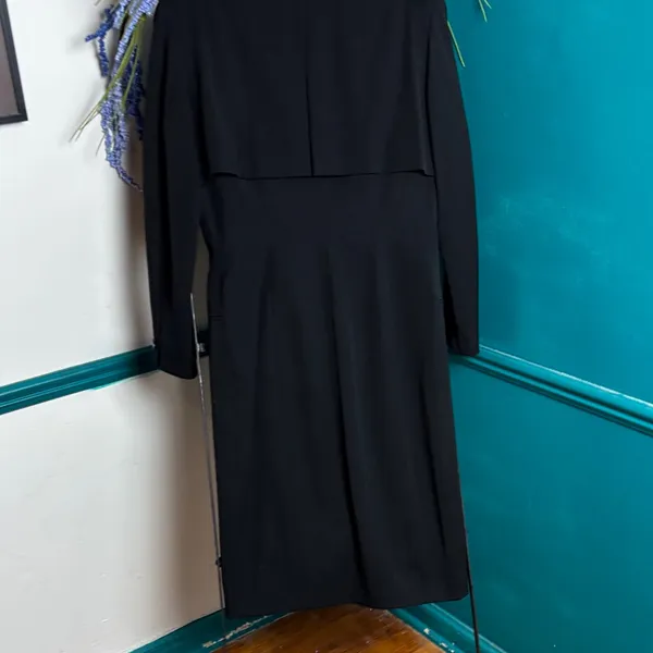 Tahari Black Tailored coat dress - Image 8