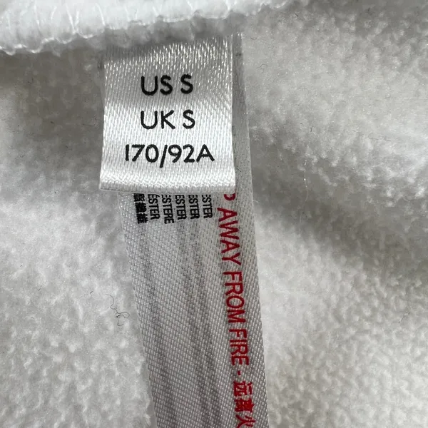 Free People FP Movement Win Me Over Fleece Hoodie‎ White US Small S Oversized - Image 5