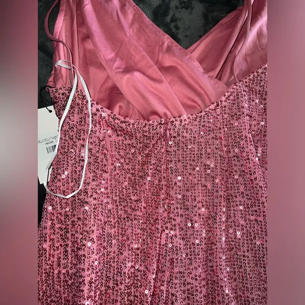 Hello Molly Twilight Dancer Sequin Dress in Lipstick Pink Size 6 (Medium) NWT - Image 11