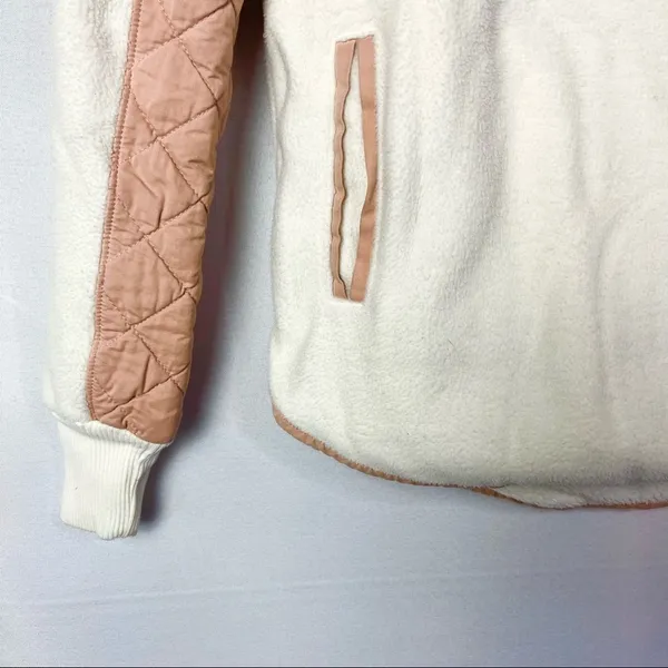 Abercrombie & Fitch‎ Asymmetrical Snap Up Fleece Sweatshirt XXS - Image 7