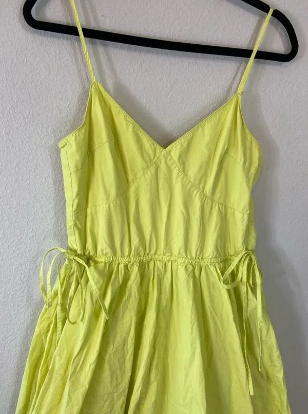 Jason Wu Collective Yellow Midi Dress size 4 - Image 2
