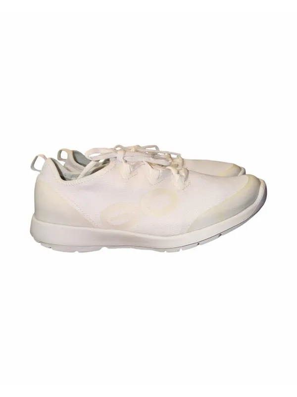 Oofos Sz 11 EU 42 OOmg Sport LS Low Womens Sneakers Shoes White Recovery Comfort - Image 2