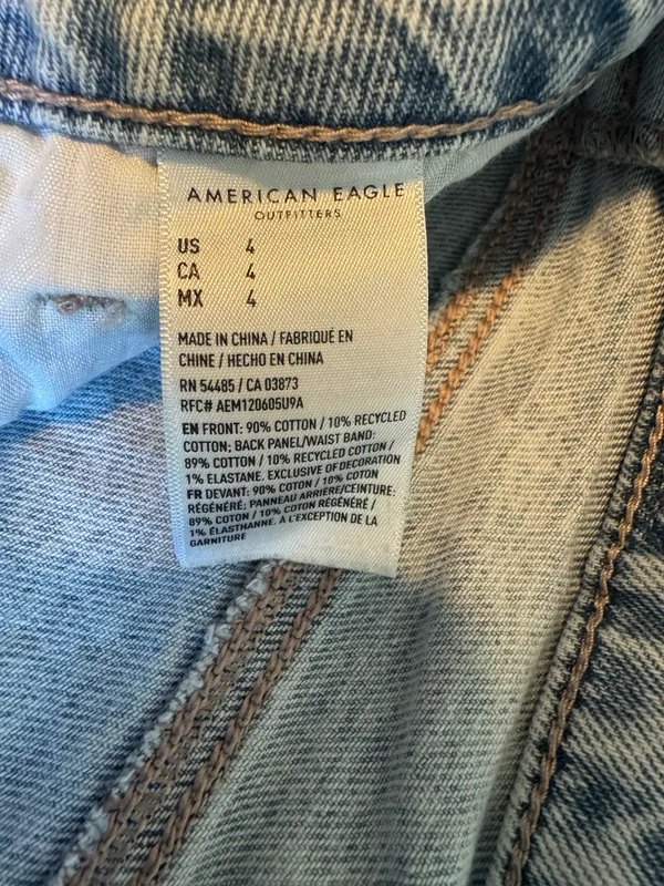 Denim Mom Shorts American Eagle - Image 2