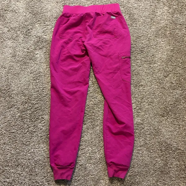 Figs Women's‎ Raspberry Sorbet Zamora Jogger Scrub Pants XXS - Image 6