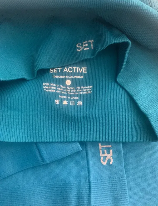 Set Active Leggings & Matching One Shoulder Bra - Image 5