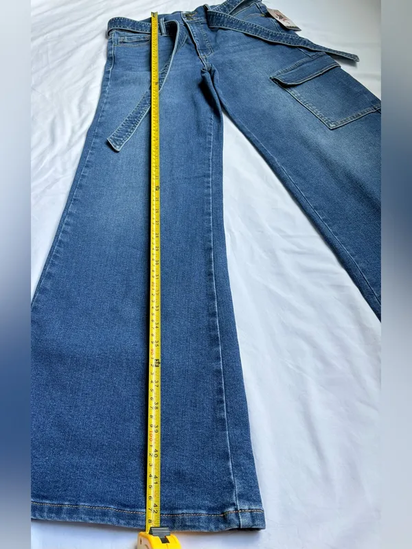 Sofia Jeans Sofia Vergara Margot Wide Leg Jeans Size 8 NWT Super High Rise - Image 5
