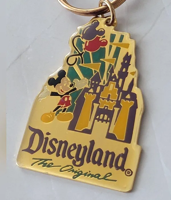 Disneyland The Original Key Ring Vintage Disney Keychain Gift Shop Park - Image 2