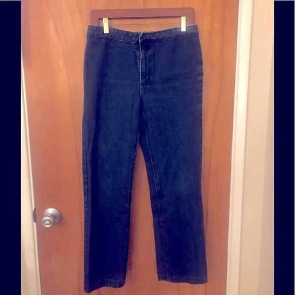 Jcrew enjoy straight leg blue jeans trouser style denim casual chic basic preppy - Image 4