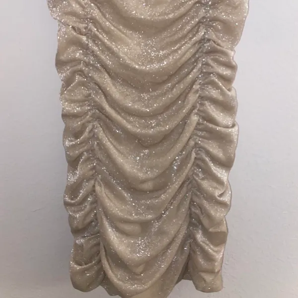 Princess Polly Champagne Rabara Mini Dress - Image 4
