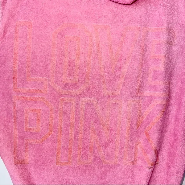 Y2K VS PINK Terry Cloth Full Zip Hooded Jacket! - Image 3
