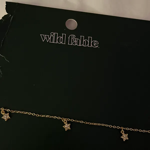 Target Gold Star Drop Necklace - Image 3