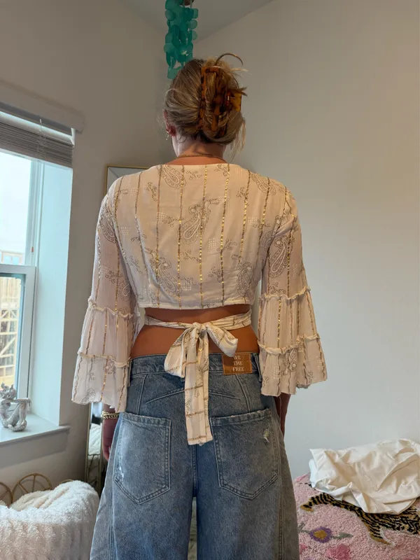 Boutique Wrap Top - Image 3