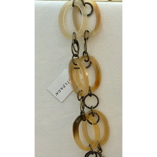 SILPADA “By the Horns” - Buffalo Horn & Brass Link Necklace - KRN093 - NWT - Image 6