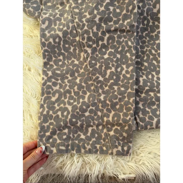 Wild Fable Mid-Rise 90's Relaxed Straight Pants - Wil Brown Leopard - Image 6