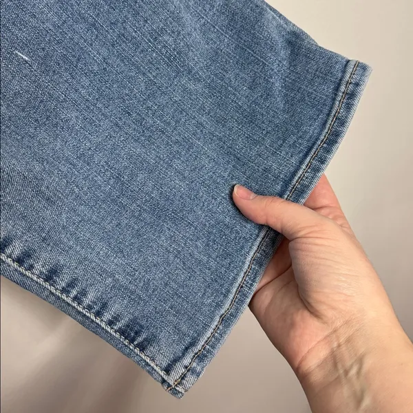 Eddie Bauer Specially dyed Blue Curvy Bootcut Jeans size 6 - Image 8