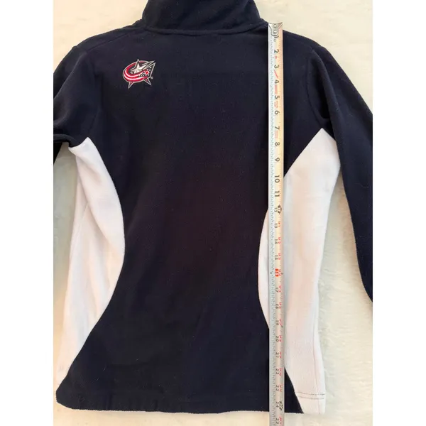 Gear for Sports‎ Columbus Blue Jackets NHL Fleece Jacket Womens Small Navy Blue - Image 6