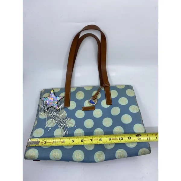 DOONEY & BOURKE Blue Brown Shoulder Bag Customized - Image 6