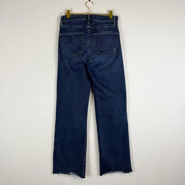 Fidelity‎ Denim Katie High Rise Classic Flare Wide Leg Jeans St Tropez Size 25 - Image 9