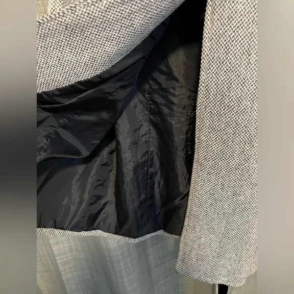 Merona Classic Gray Trench Coat - Image 3